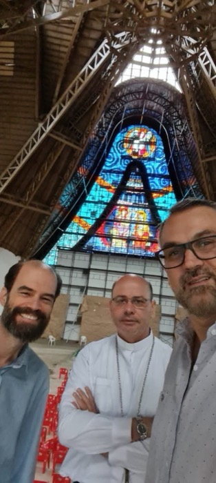 Catedral N. Sra. de Guadalupe — Vitral da Ascensão · Foz do Iguaçu (PR), imagem 26